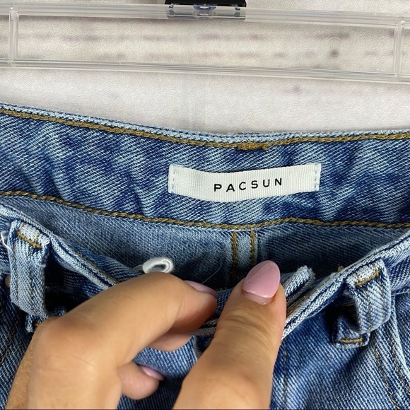 PACSUN 90's Boyfriends ripped distressed jeans Sz 26 - Picture 4 of 7